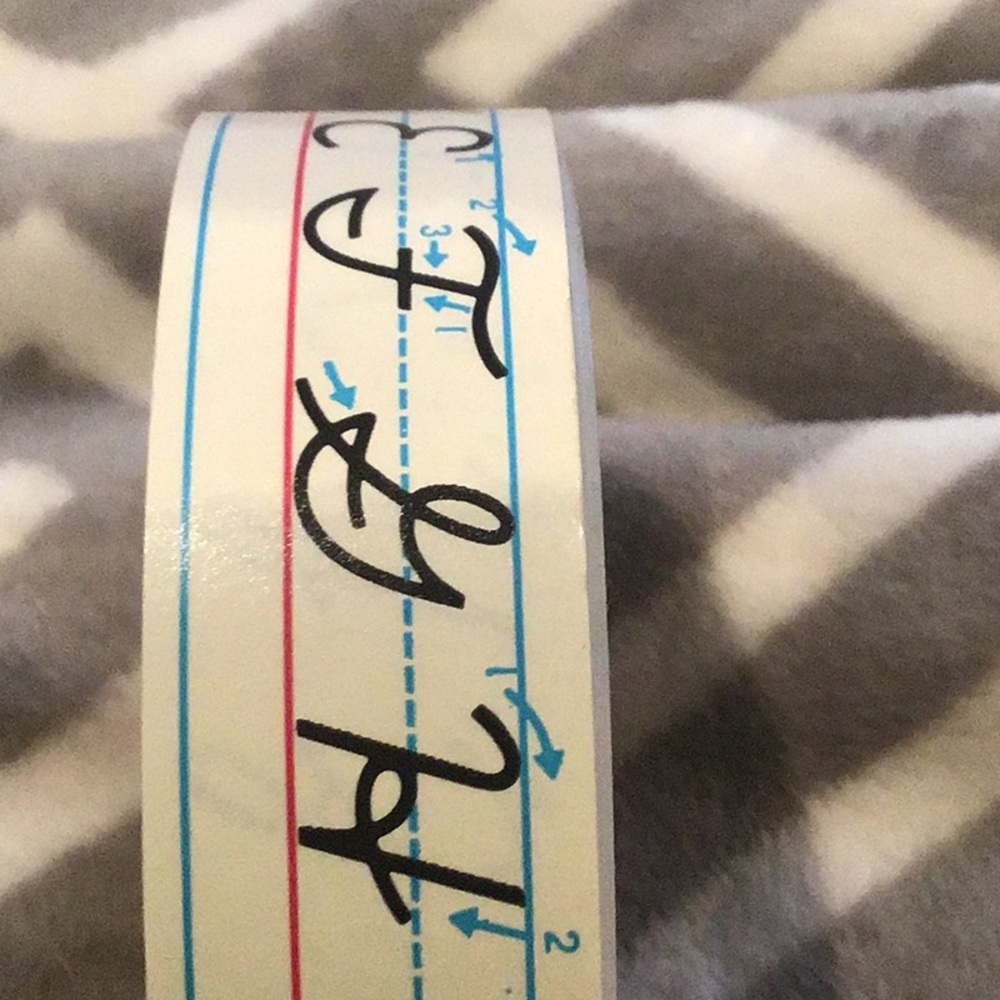 Cursive practice stickers - Picture 2 of 3